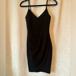 Lulu’s Black Fitted Sleeveless Dress/Small